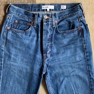 Re/Done originals blue jeans